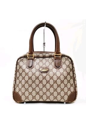 Gucci Brown GG Canvas Top-Handle Bag
